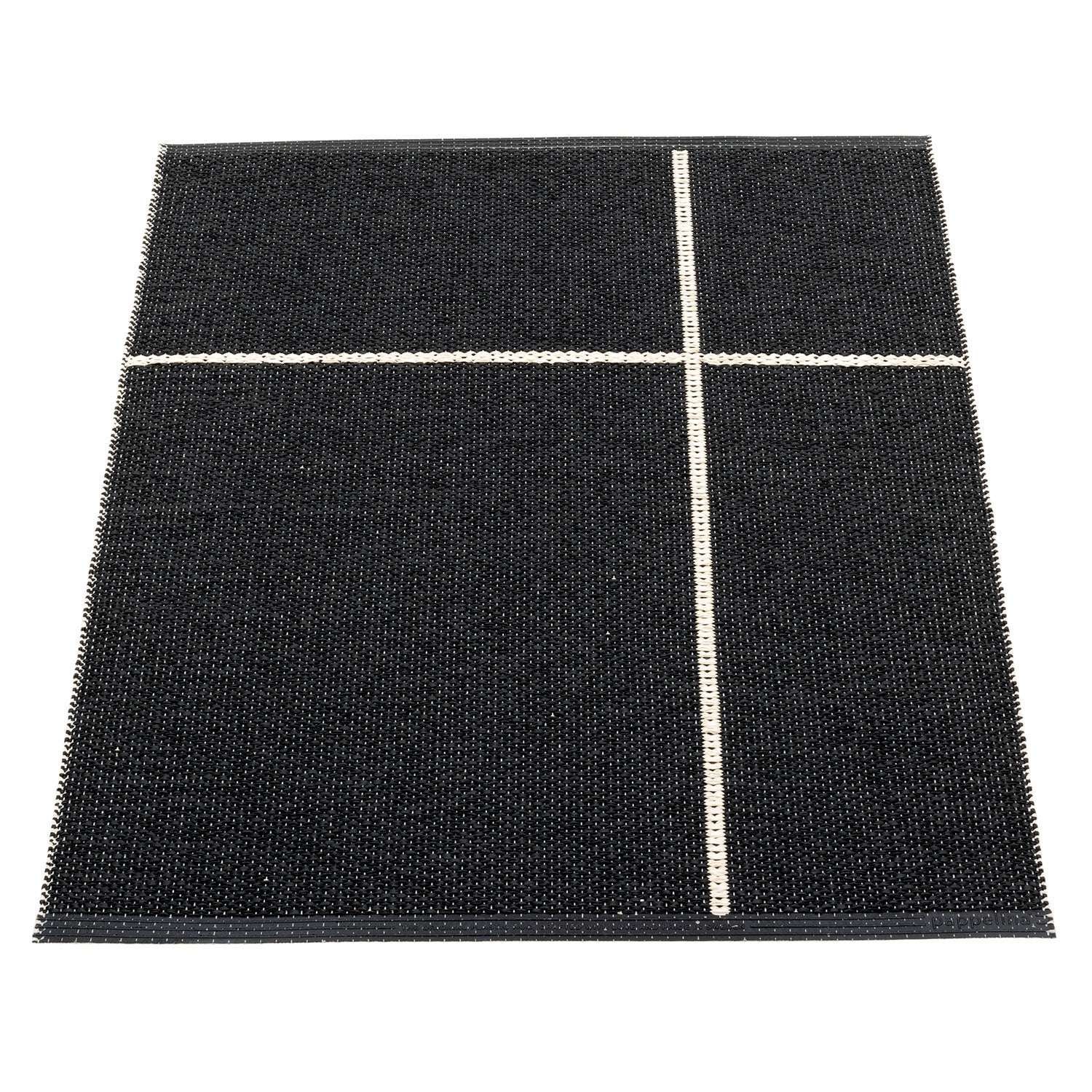 Pappelina, Fred matto 70x90 cm black / vanilla