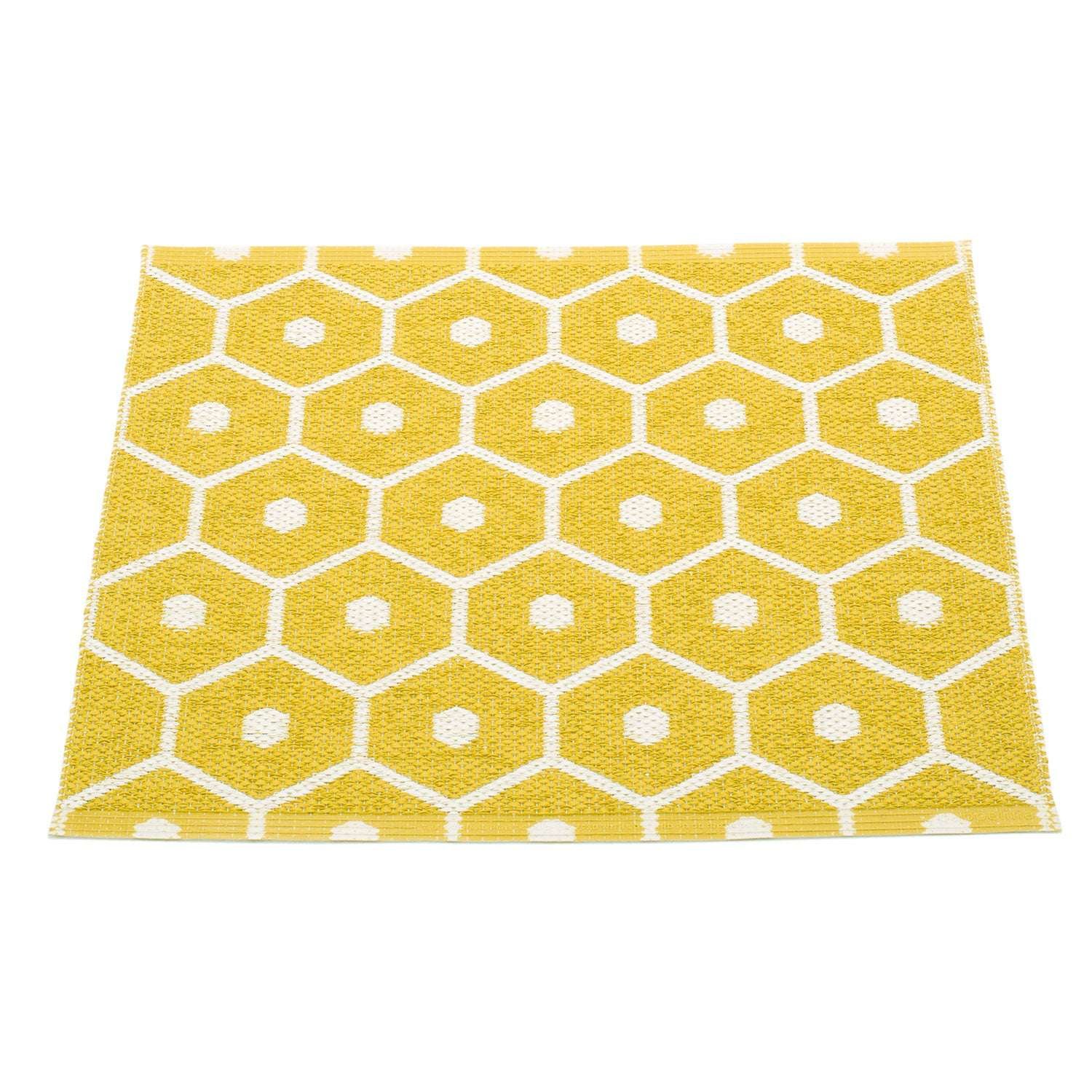 Pappelina, Honey matto 70x60 cm mustard / vanilla
