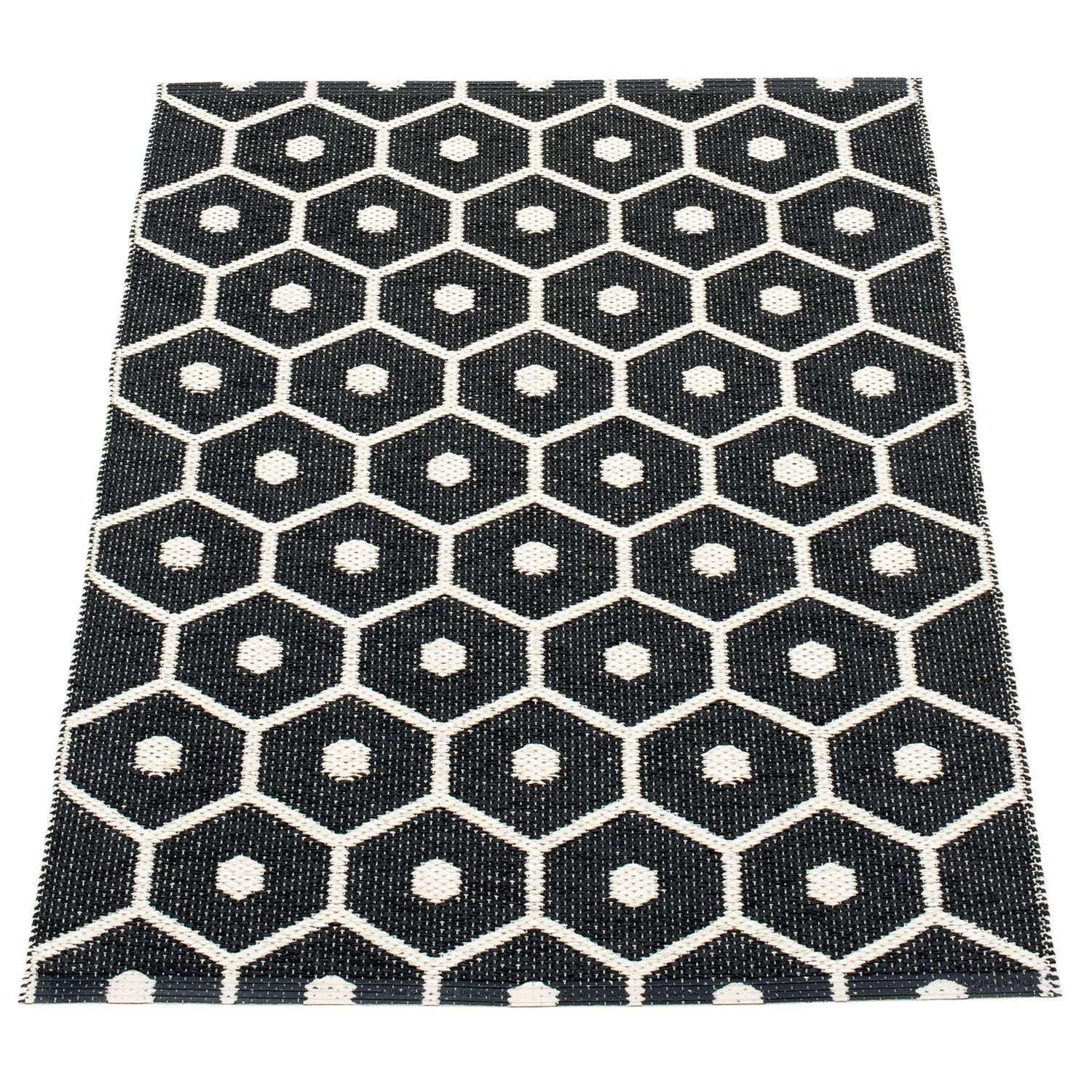 Pappelina, Honey matto 70x100 cm black / vanilla