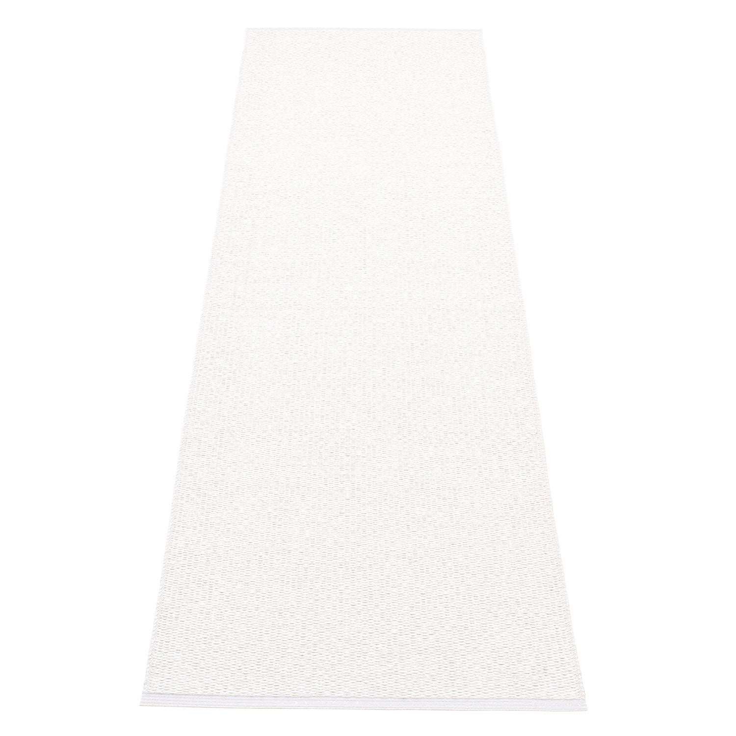 Pappelina, Svea matto 70x240 cm white metallic / white