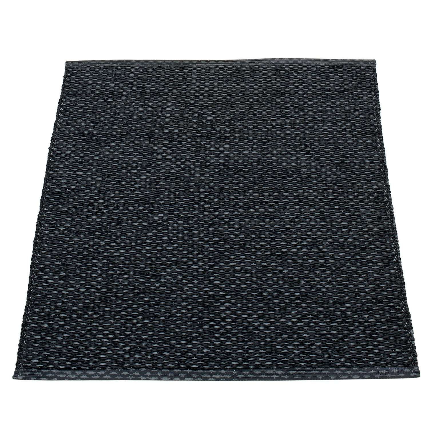 Pappelina, Svea matto 70x90 cm black metallic / black
