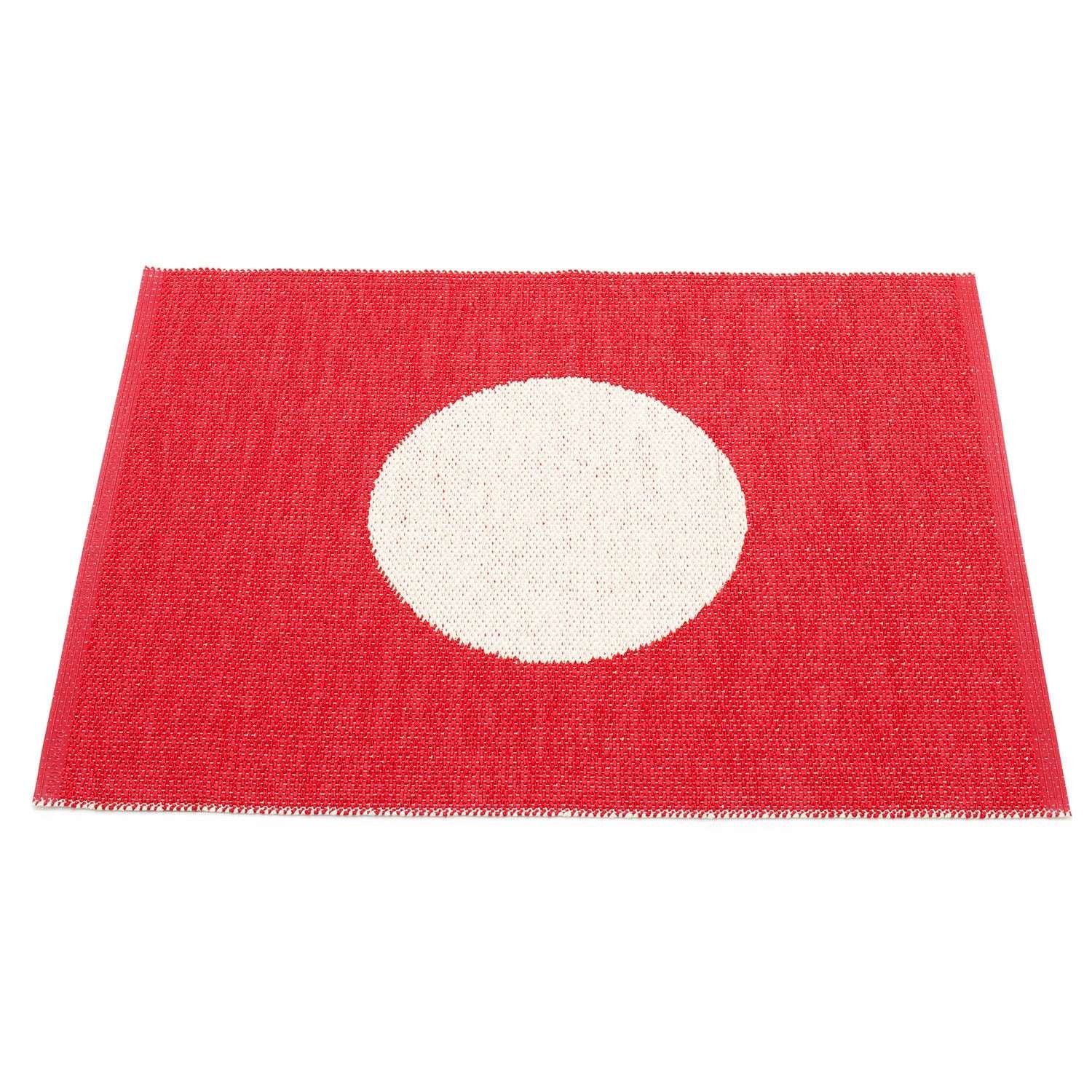Pappelina, Vera matto 70x90 cm small one red / vanilla