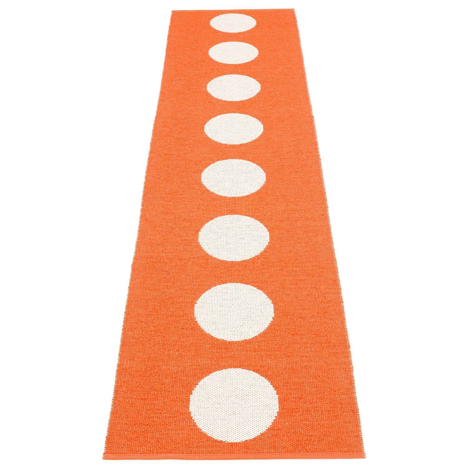 Pappelina, Vera matto 70x300 cm orange / vanilla