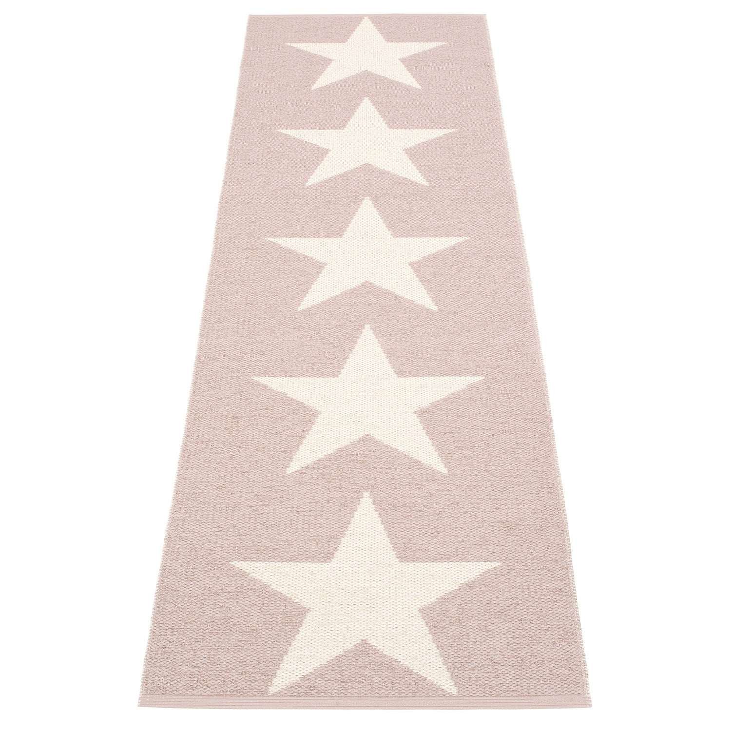 Pappelina, Viggo matto 70x250 cm one pale rose / vanilla