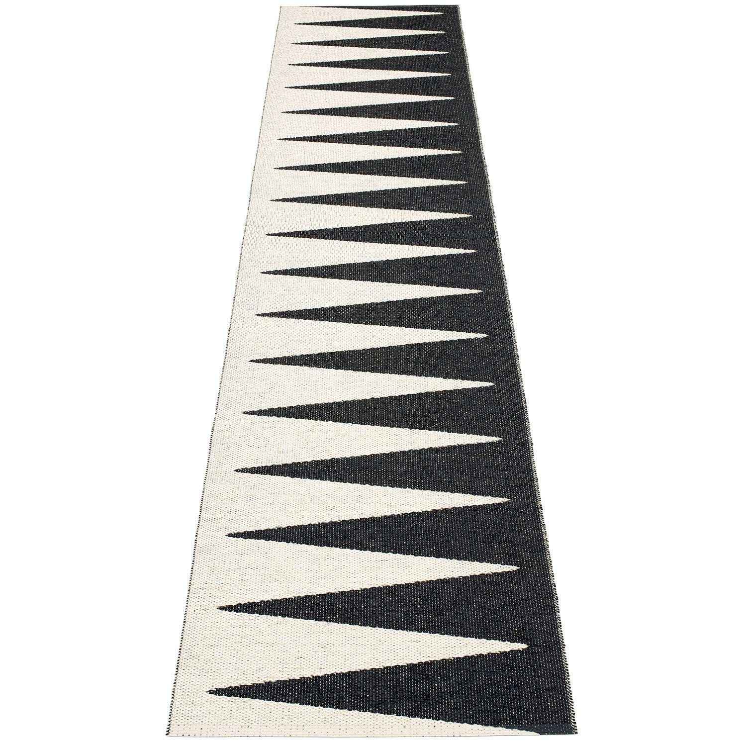 Pappelina, Vivi matto 70x350 cm black / vanilla