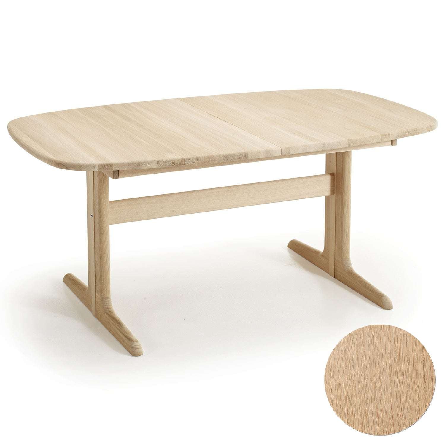 Skovby, Sm74 pöytä tammi massiivipuu Såpa 165-265X100X73Cm