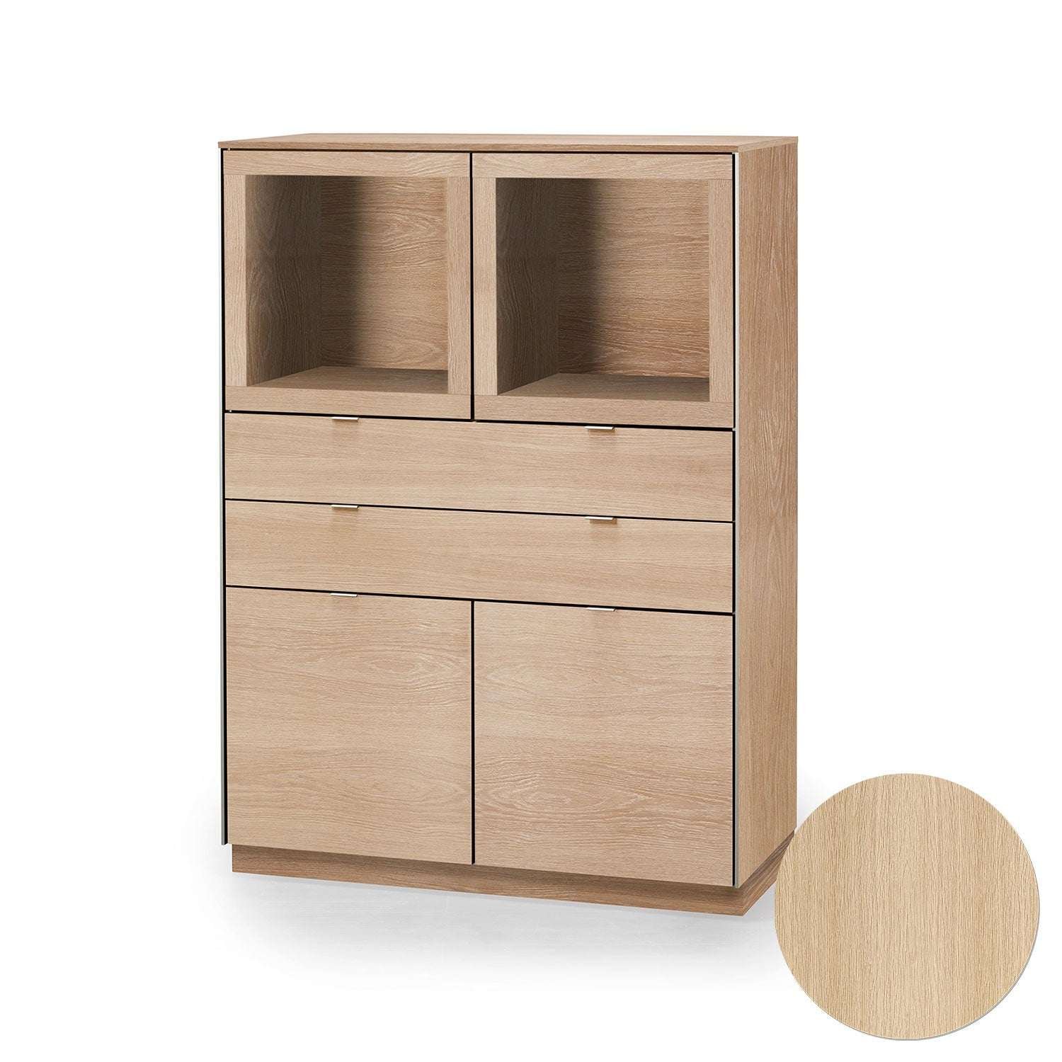 Skovby, Sm923 Vitrinskåp tammi lakka 98X44X136Cm