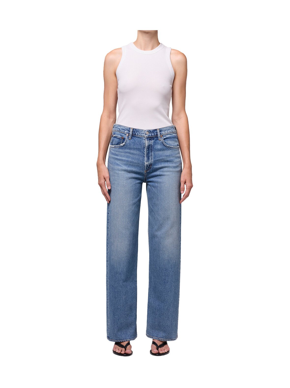Ren high rise wide leg -farkut