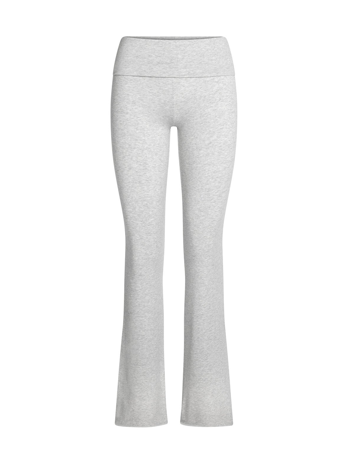 Cotton jersey foldover -housut