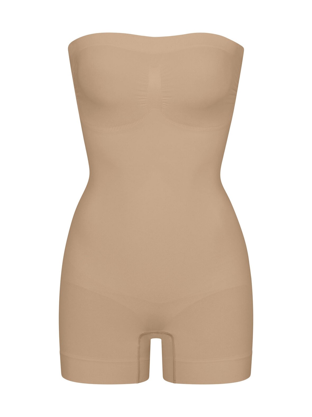 Seamless sculpt strapless shortie - olkaimeton body