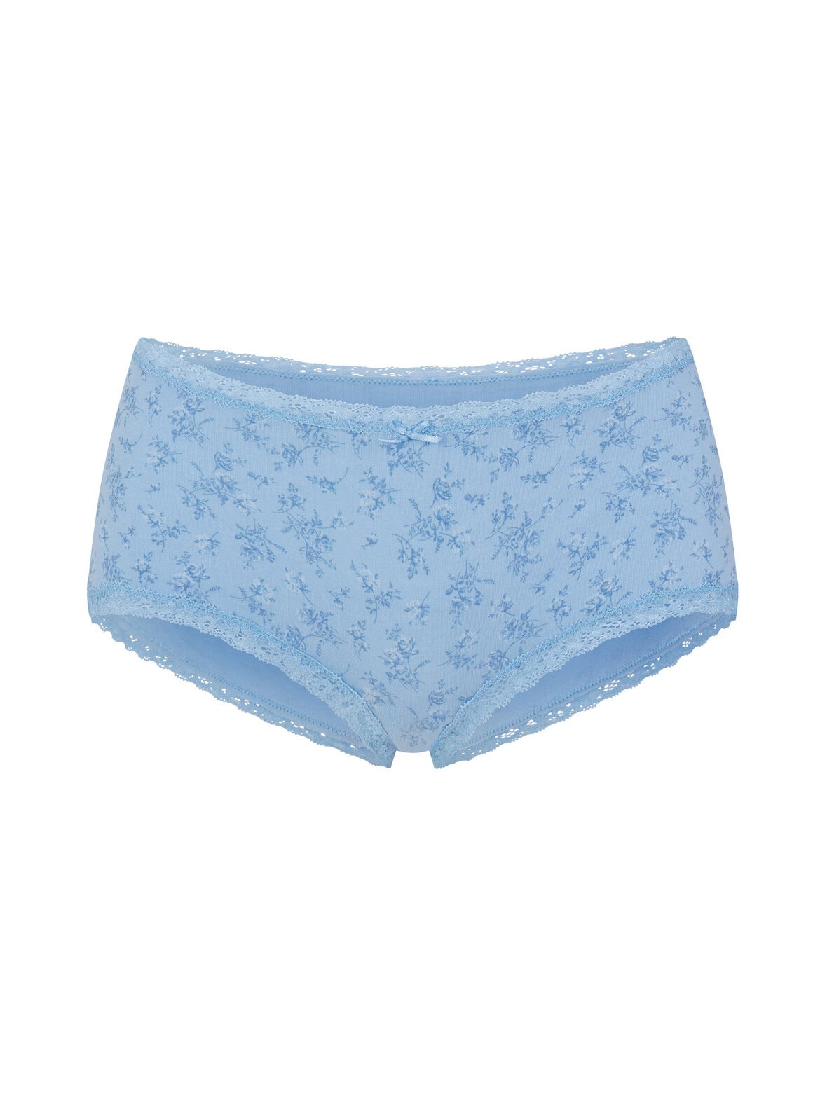 Lightweight cotton -pitsikoristeiset shortsialushousut