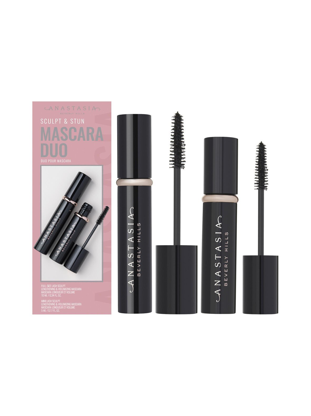 Sculpt & stun mascara duo -ripsiväripakkaus