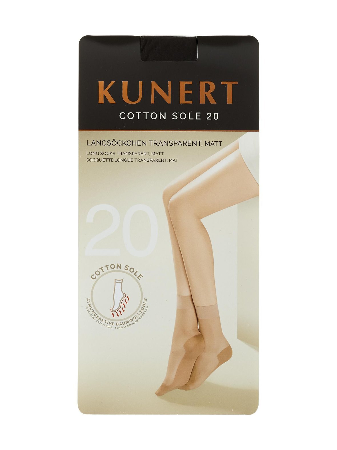 Cotton sole - nilkkasukat 20 den