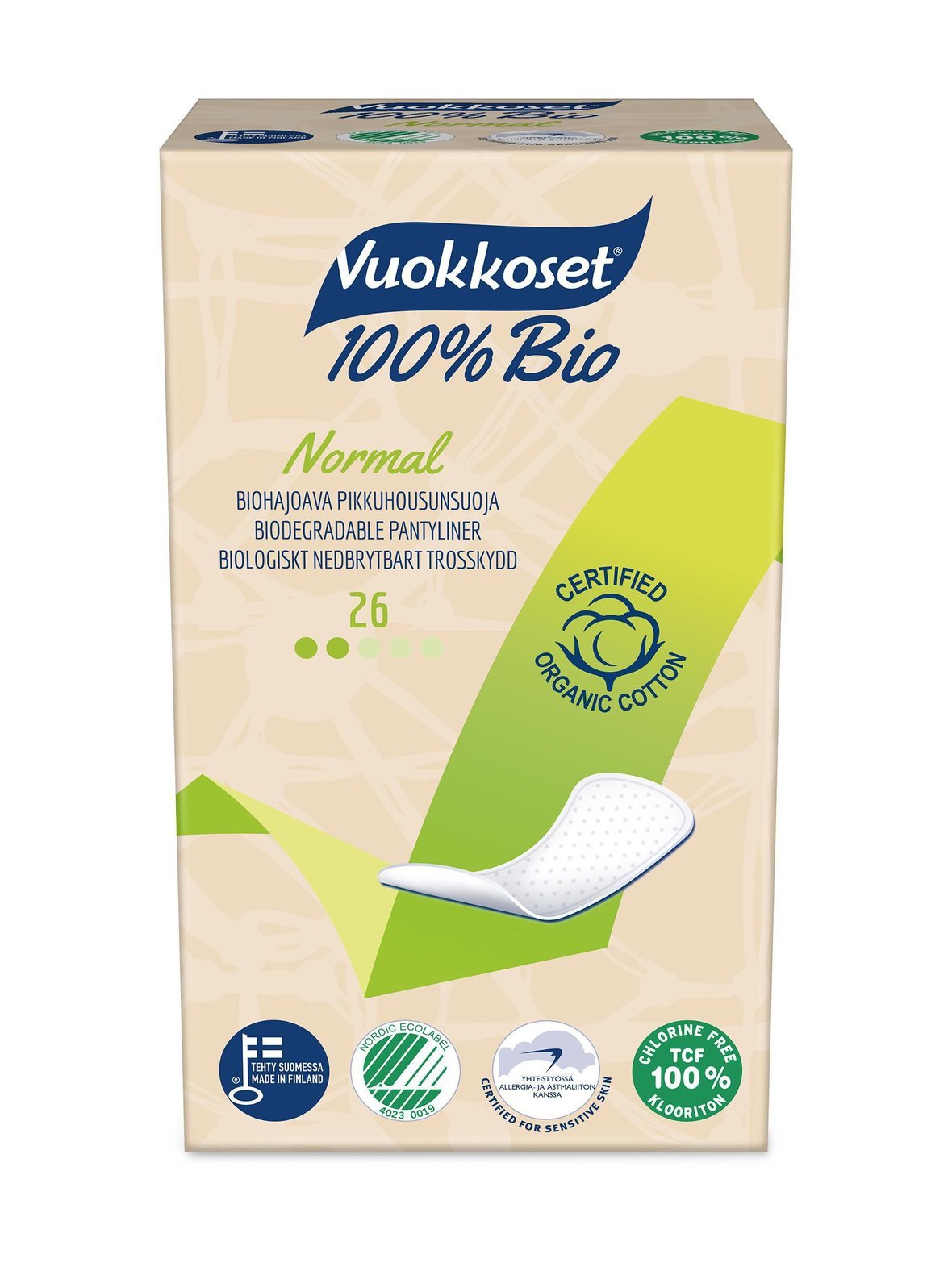 Bio normal -pikkuhousunsuoja 26 kpl