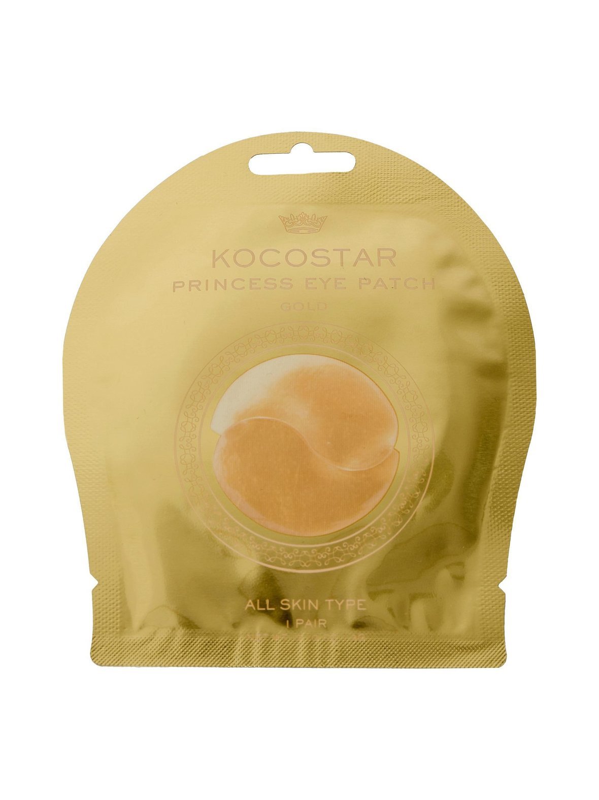 Princess eye patch gold -silmänaamio
