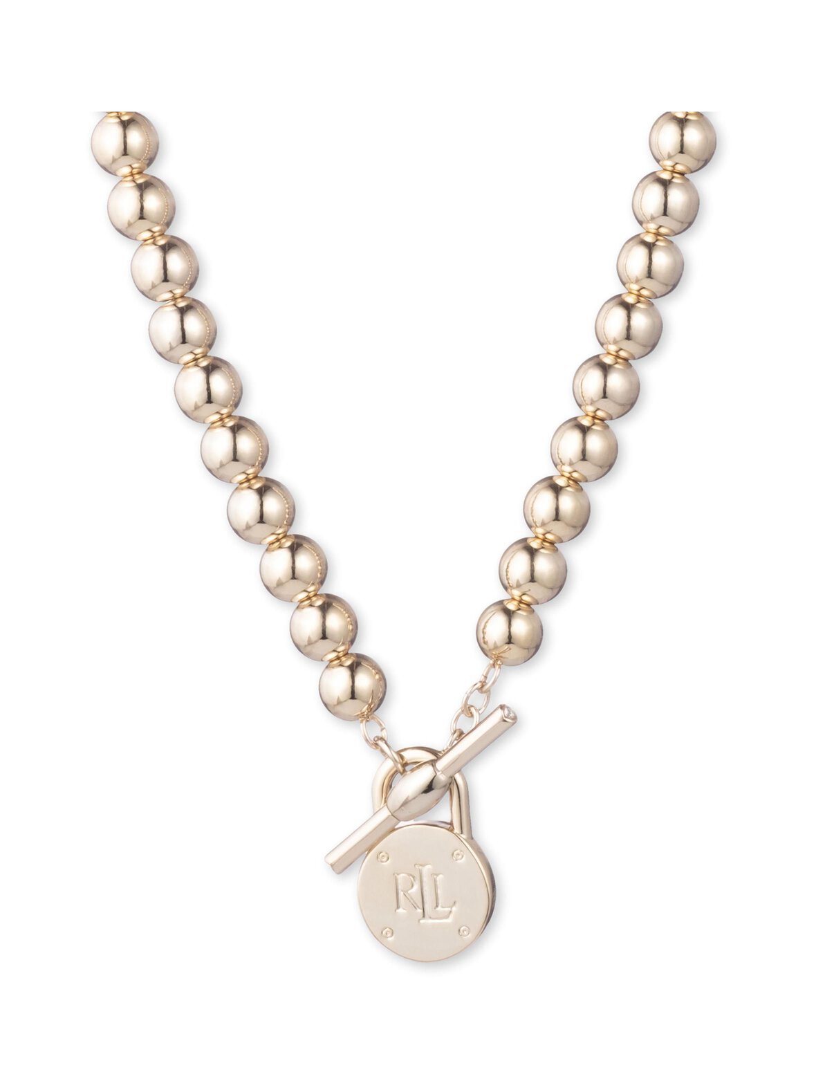 Beaded logo collar necklace -kaulakoru