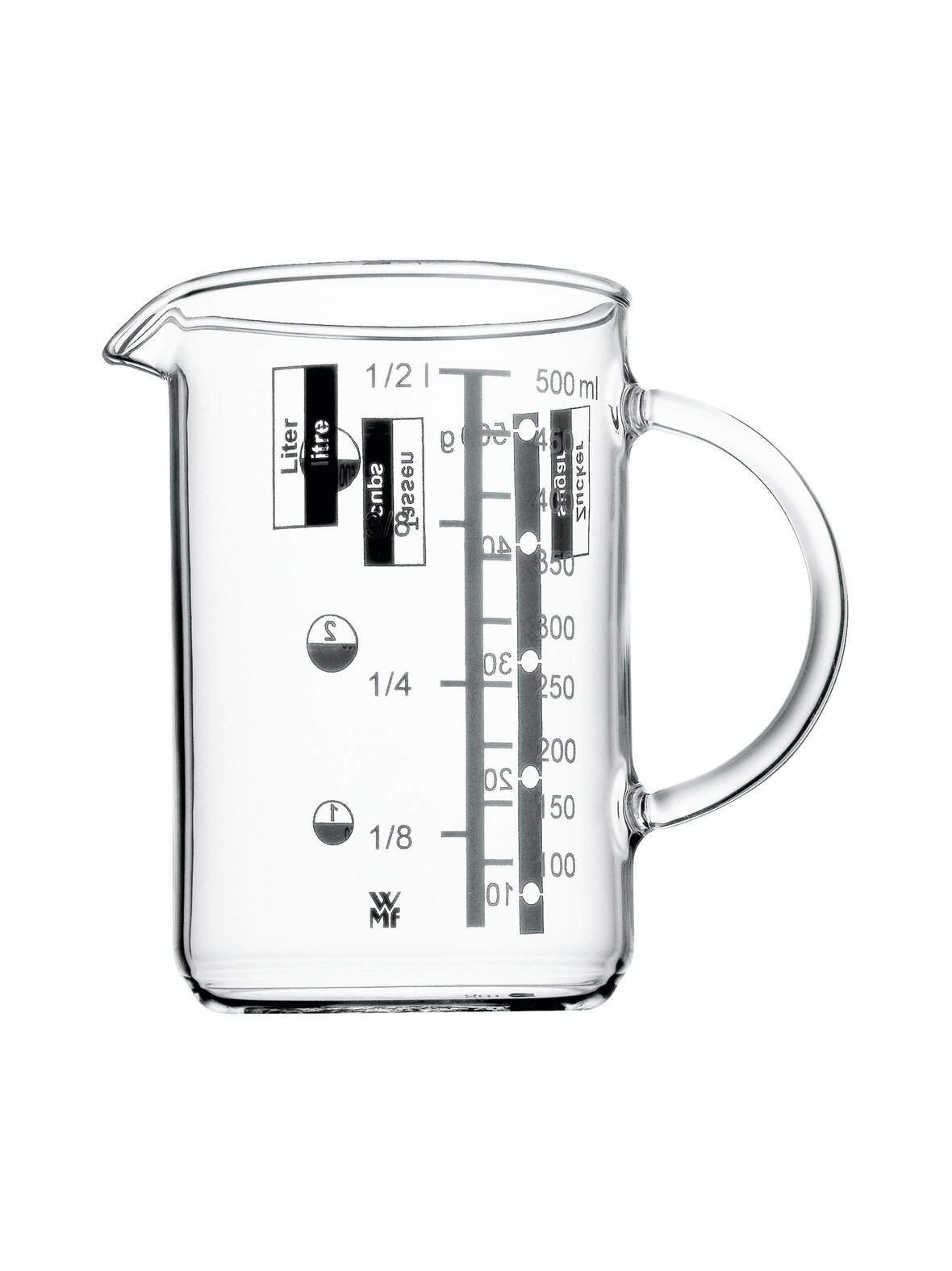 Lasinen mittakannu 0,5 l