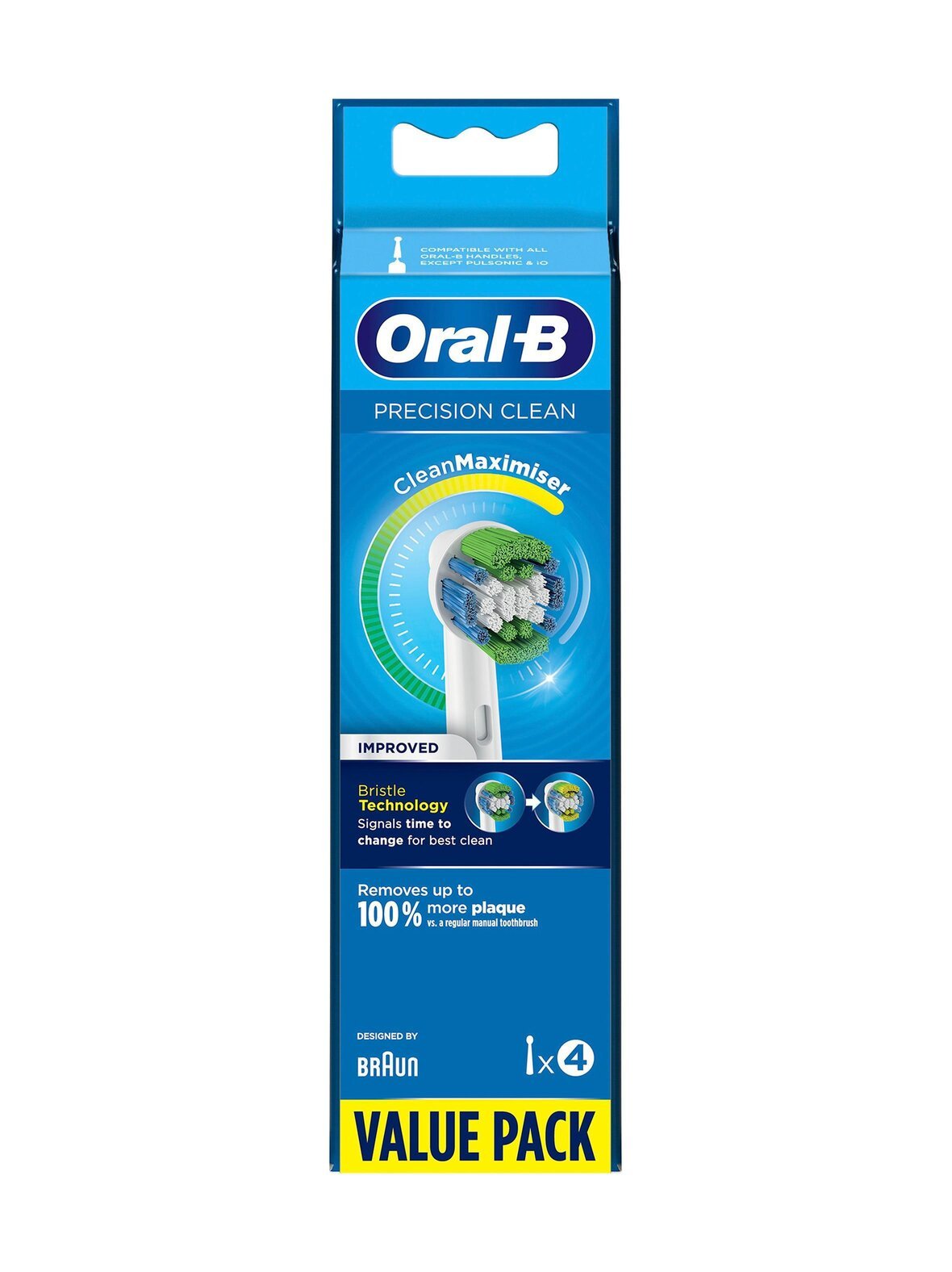 Precision clean cleanmaximiser -vaihtoharjat 4-pack
