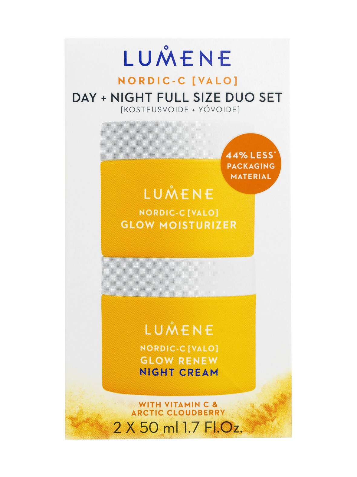 Valo nordic-c day + night duo set -tuplapakkaus, 2 x 50 ml