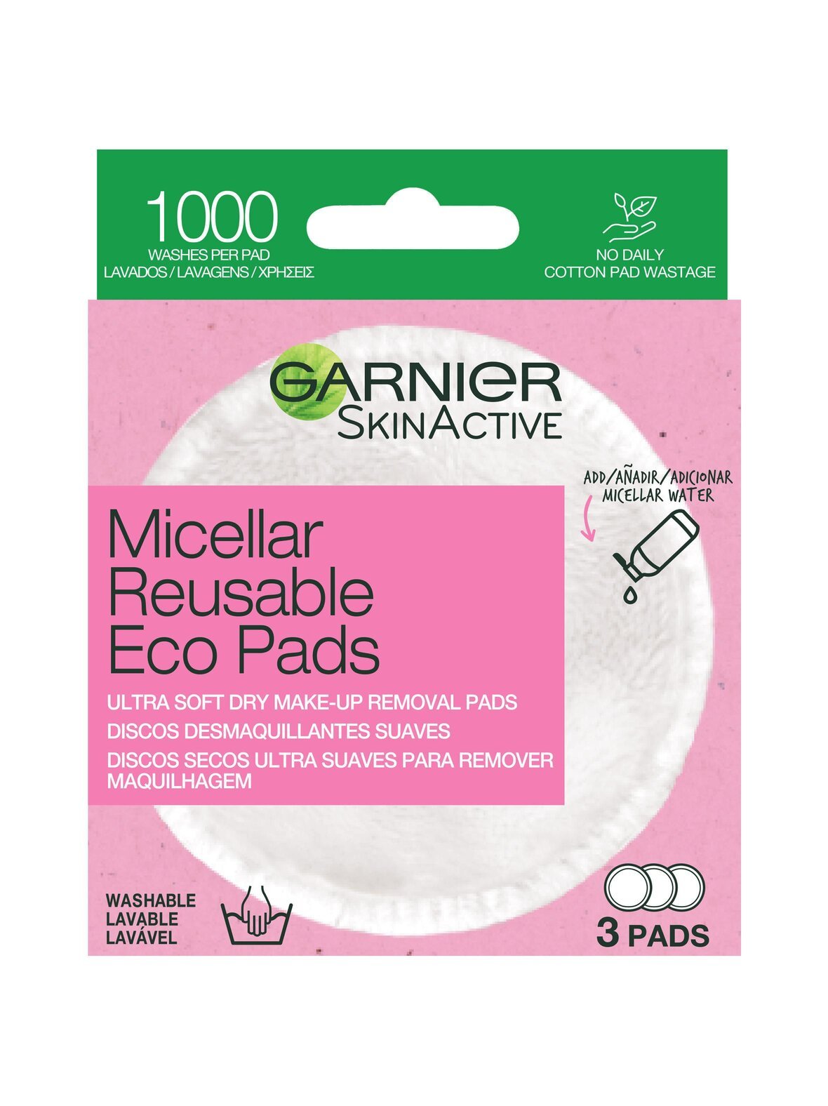 Facial pad -mikrokuitupesulaput 3 kpl