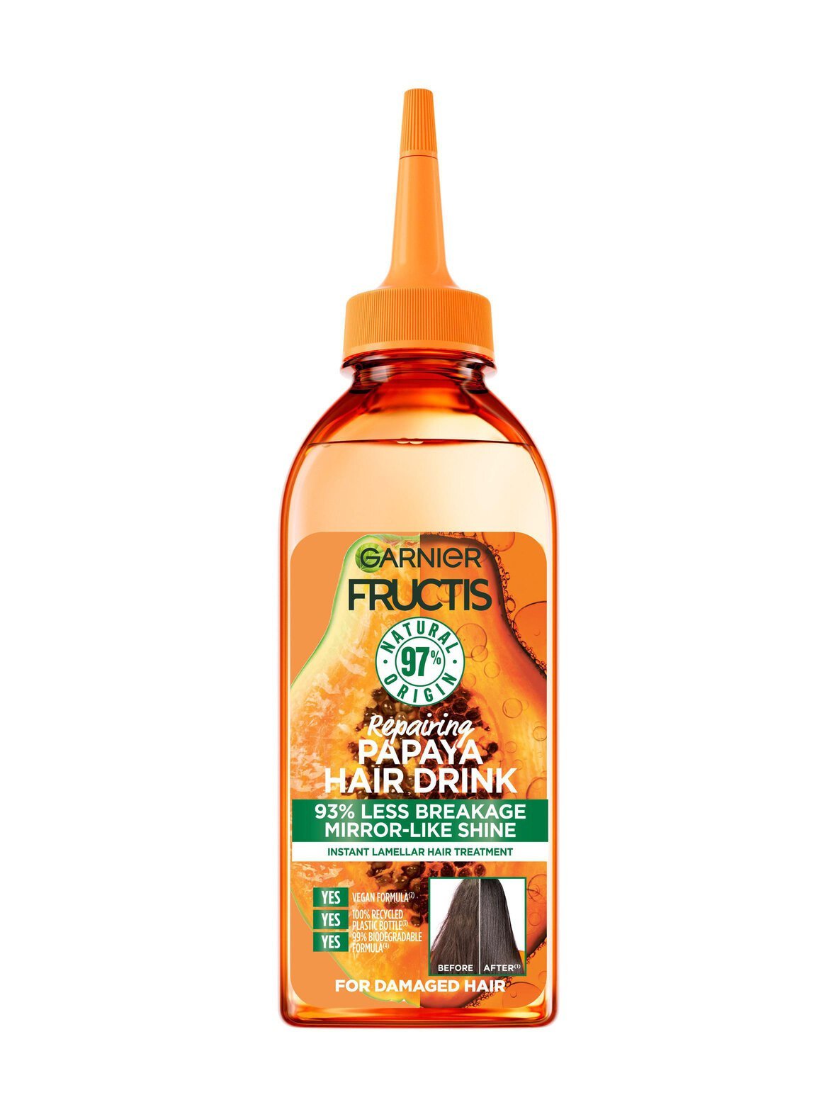 Fructis hair drink papaya lamellar conditioner-hoitoaine