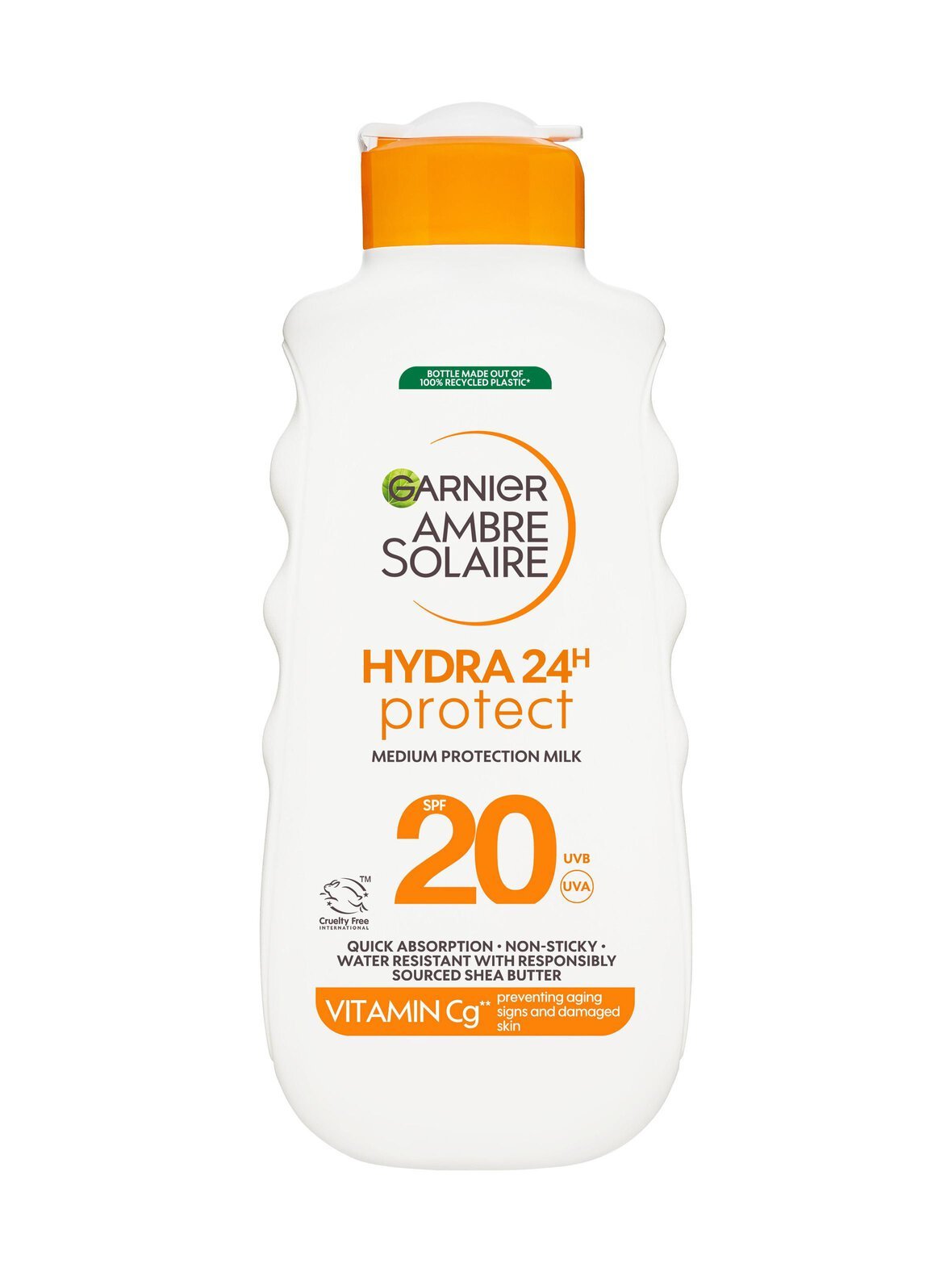 Ambre solaire hydra 24h protect sun protecting milk spf20 -aurinkosuojaemulsio 175 ml