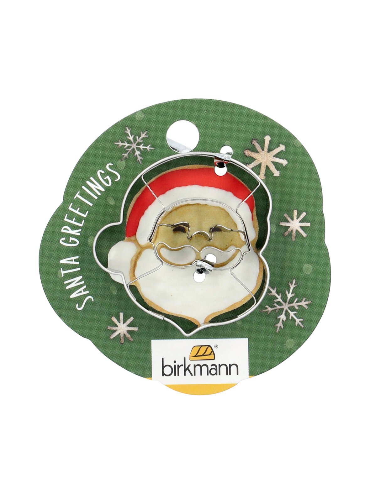 Santa face -piparkakkumuotti 4.5 cm
