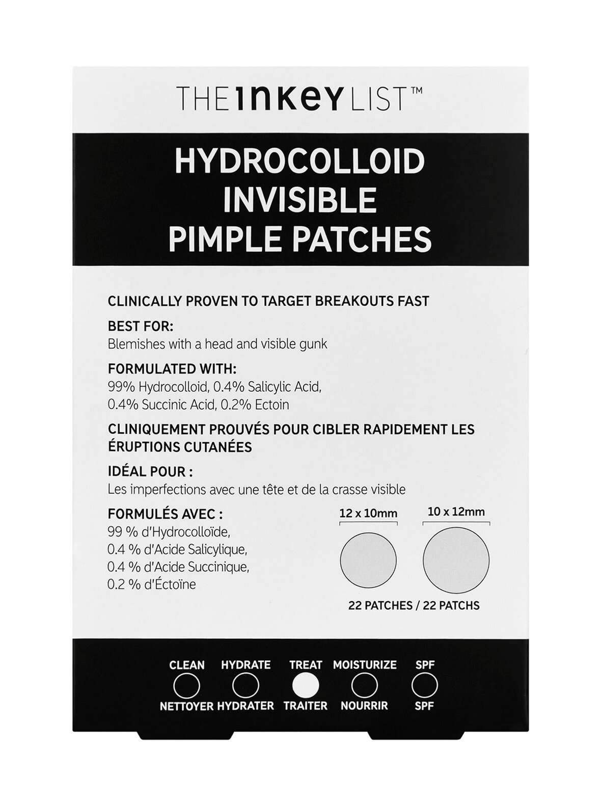 Hydrocolloid invisible pimple patches -näppylaastarit