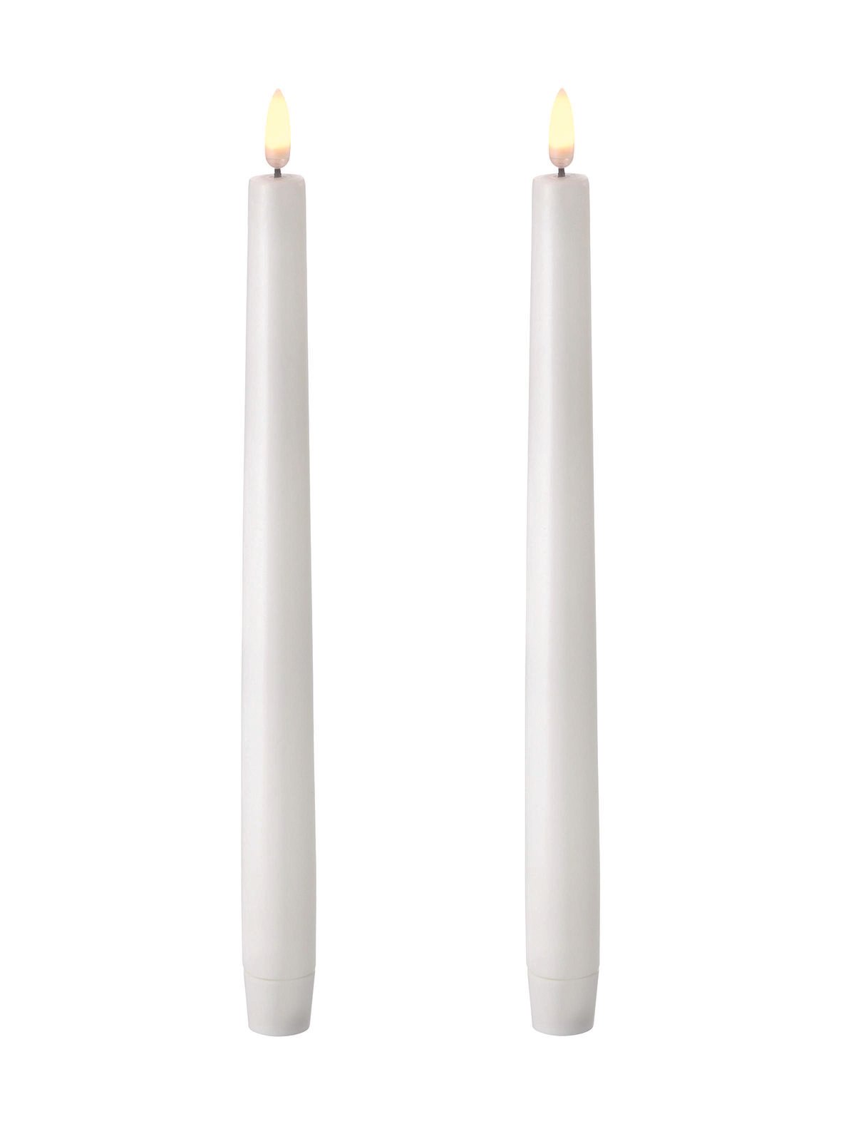 Led kruunukynttilä, 25 cm, 2 kpl