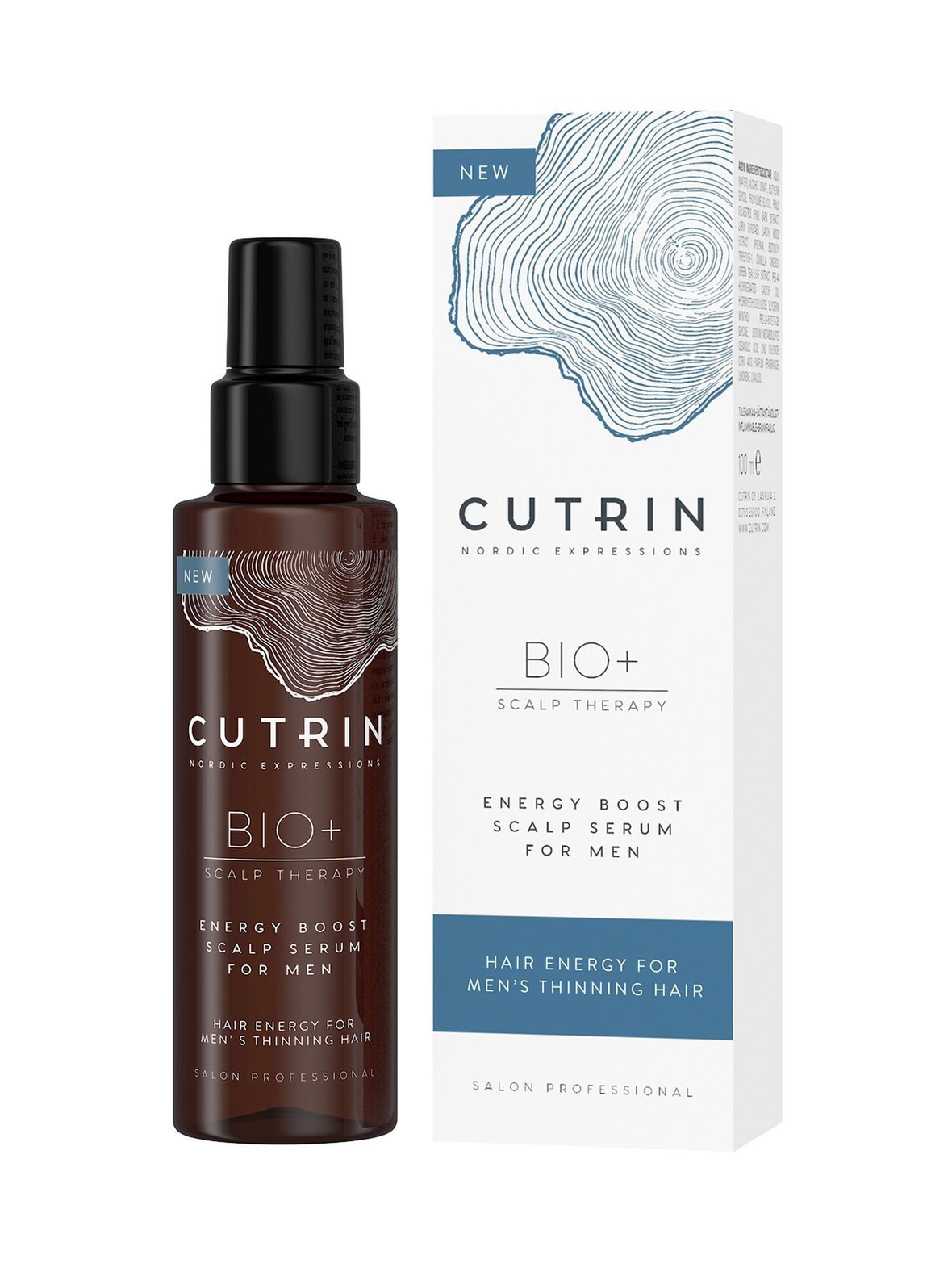 Bio+ energy boost scalp serum for men -hiuspohjaseerumi 100 ml