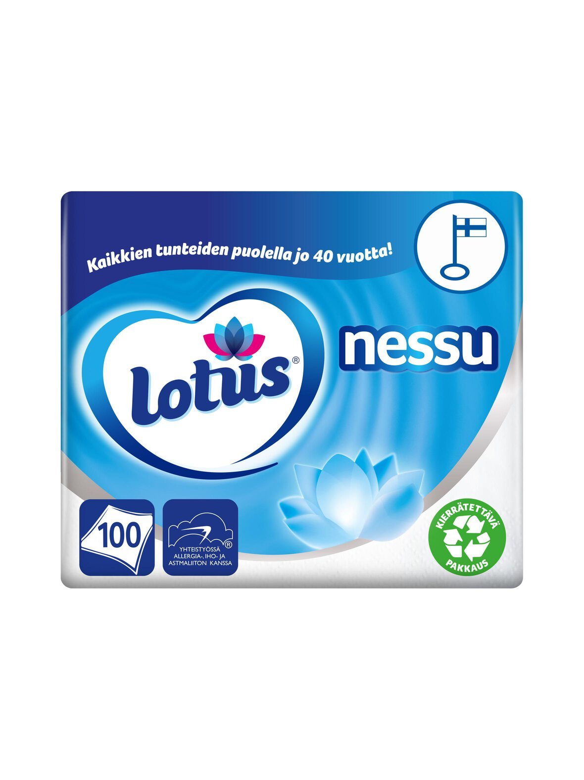 Nessu -nenäliina 100 kpl