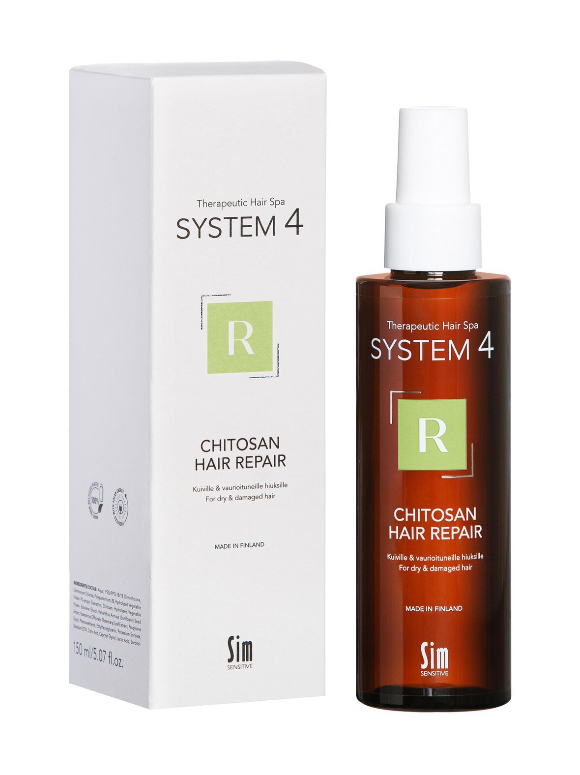 R chitosan hair repair -hoitosuihke 150 ml