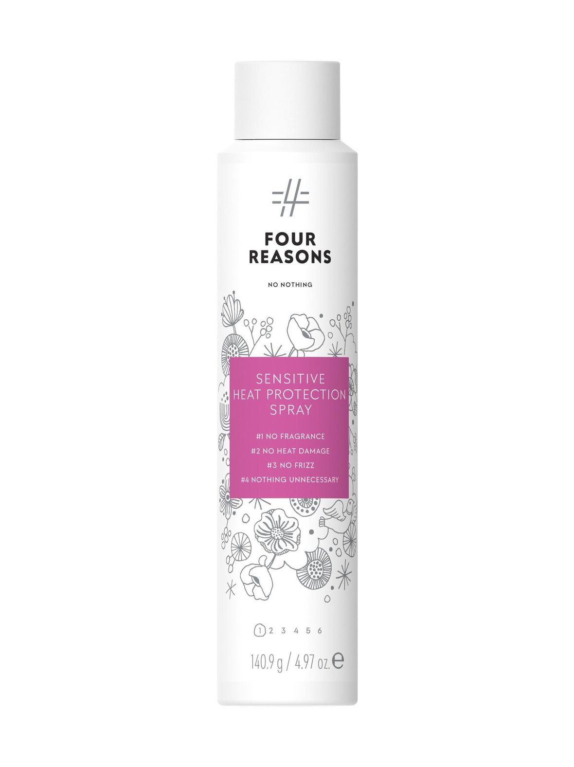 No nothing sensitive heat protection spray -lämpösuojasuihke 200 ml