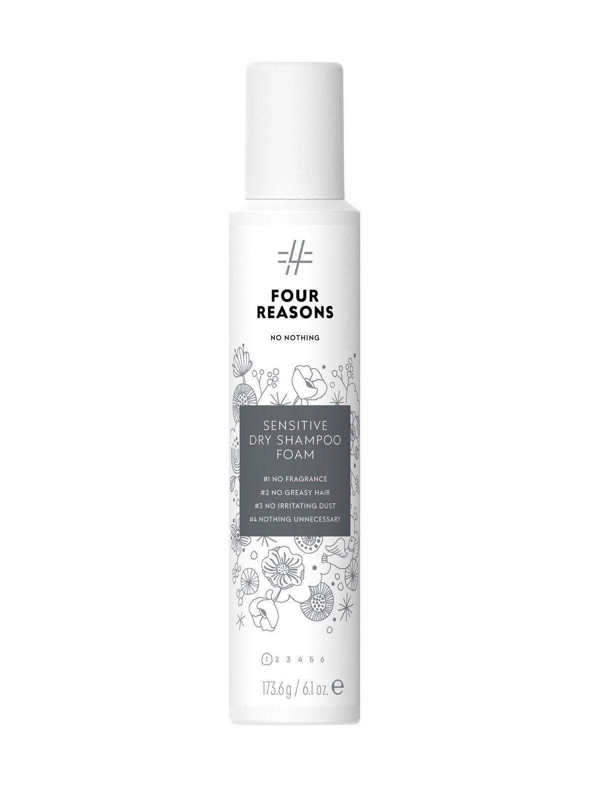 No nothing sensitive dry shampoo foam -kuivashampoovaahto 200 ml