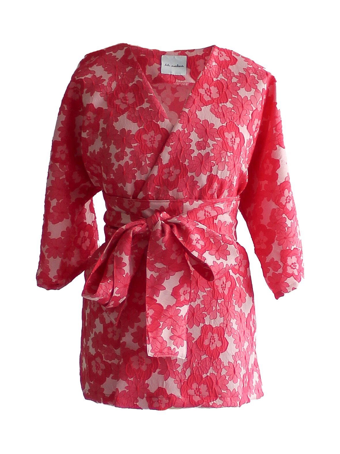 Flower jacquard -kimono