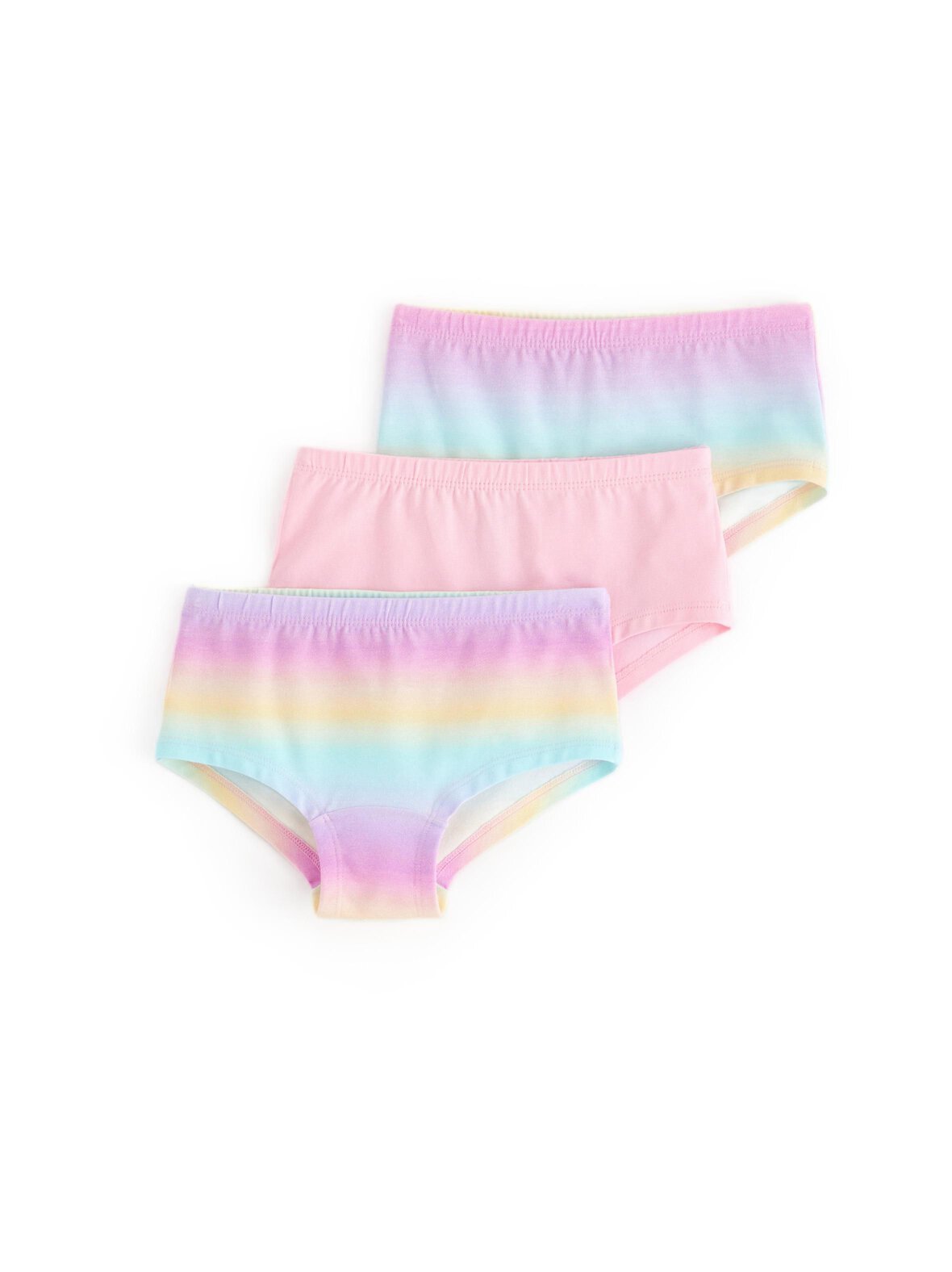 Hipster rainbow -alushousut 3-pack