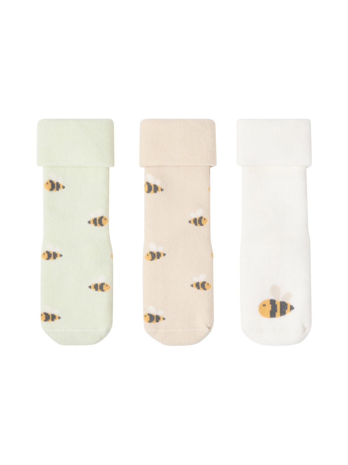 Pehmeäreunaiset terry-sukat 3-pack
