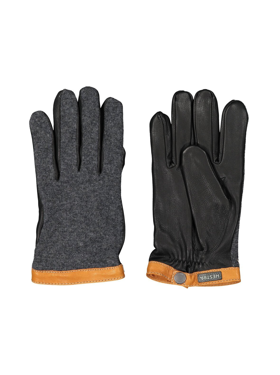 Deerskin wool tricot -nahkakäsineet