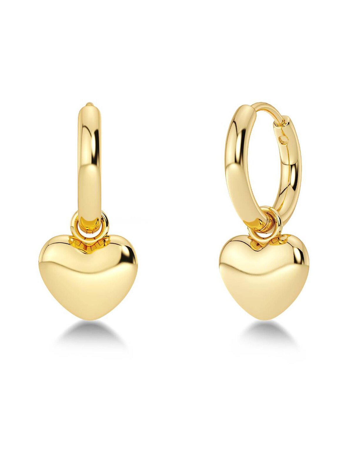 Barley hoops gold -korvakorut
