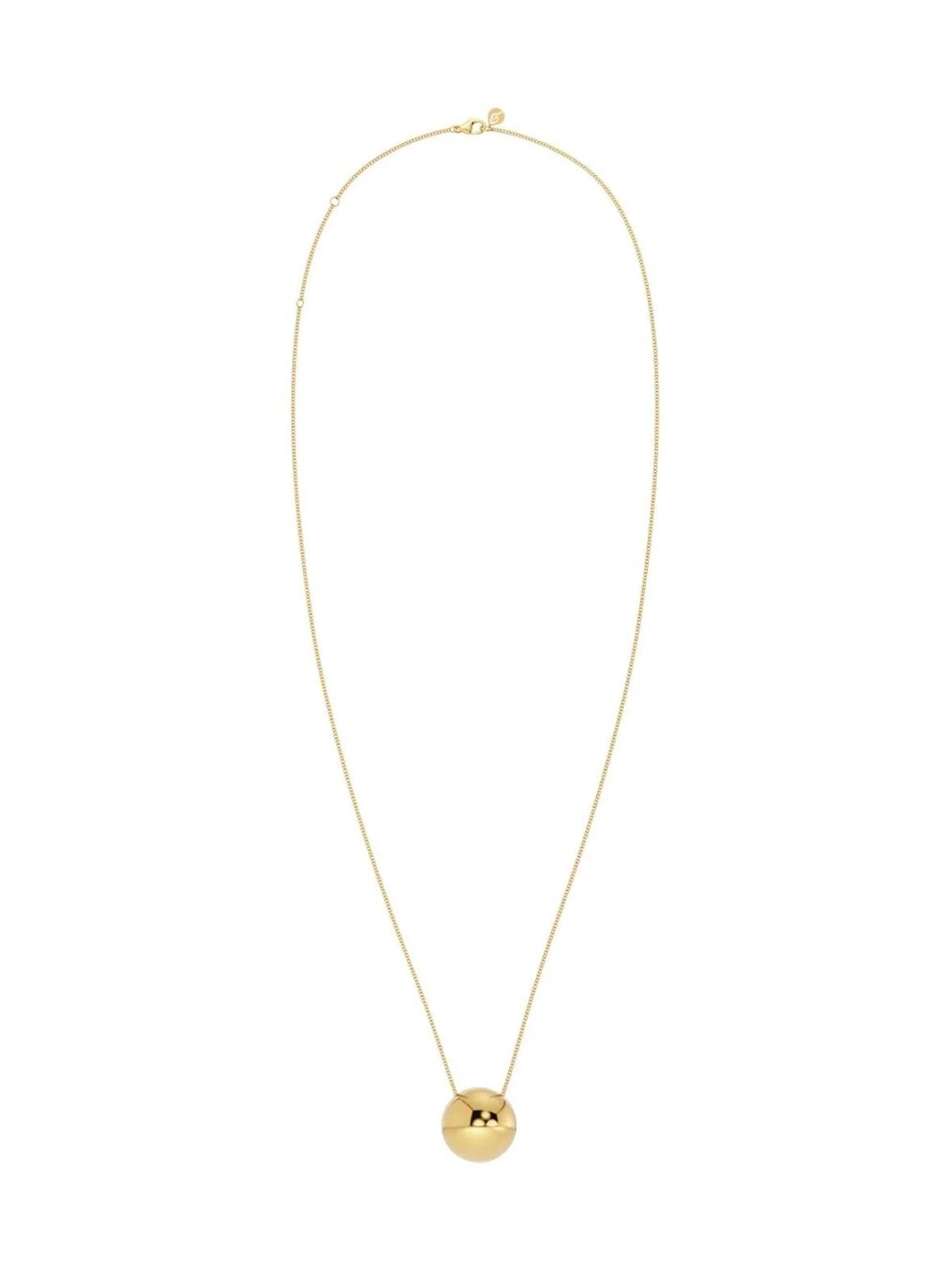 Bead necklace gold -kaulaketju