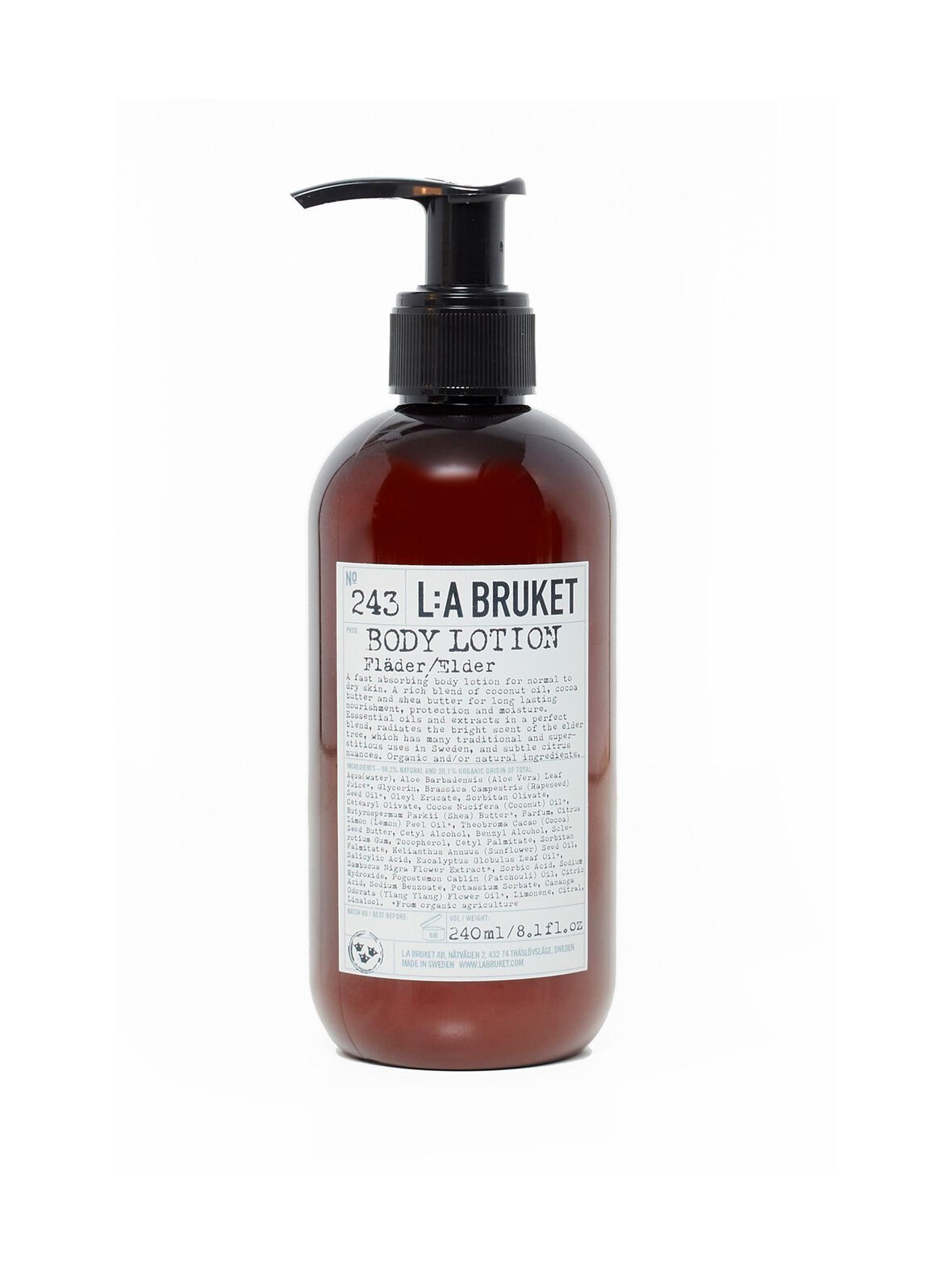 № 243 elder body lotion -vartalovoide 240 ml