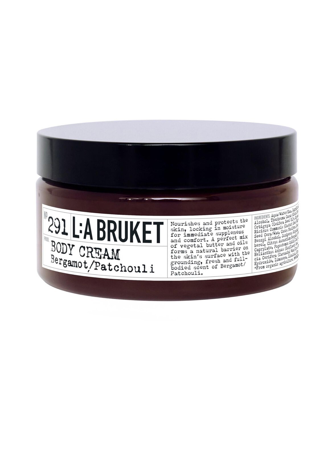 291 body cream bergamot patchouli -vartalovoide