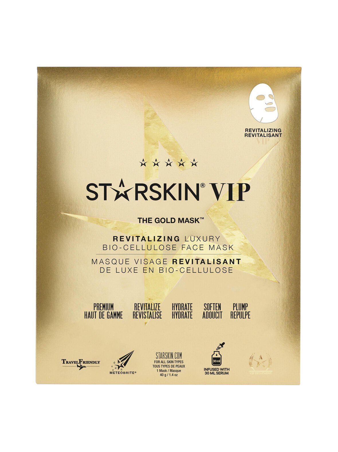 The gold mask™ -kasvonaamio