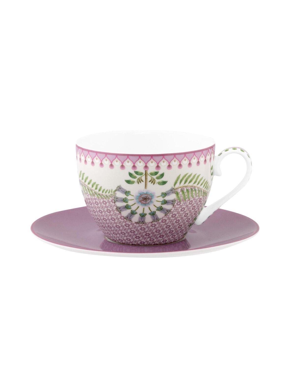Lily&lotus -kuppi ja lautanen 280 ml