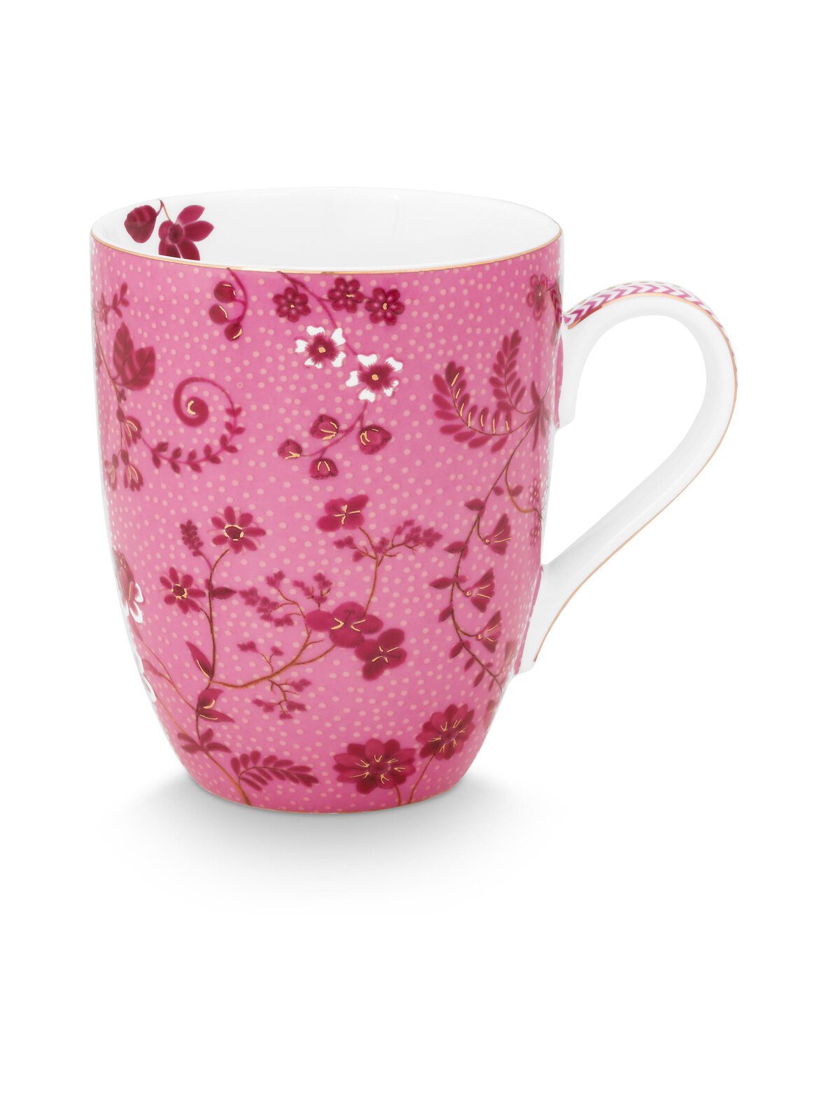 Large jolie flowers -posliinimuki 350 ml