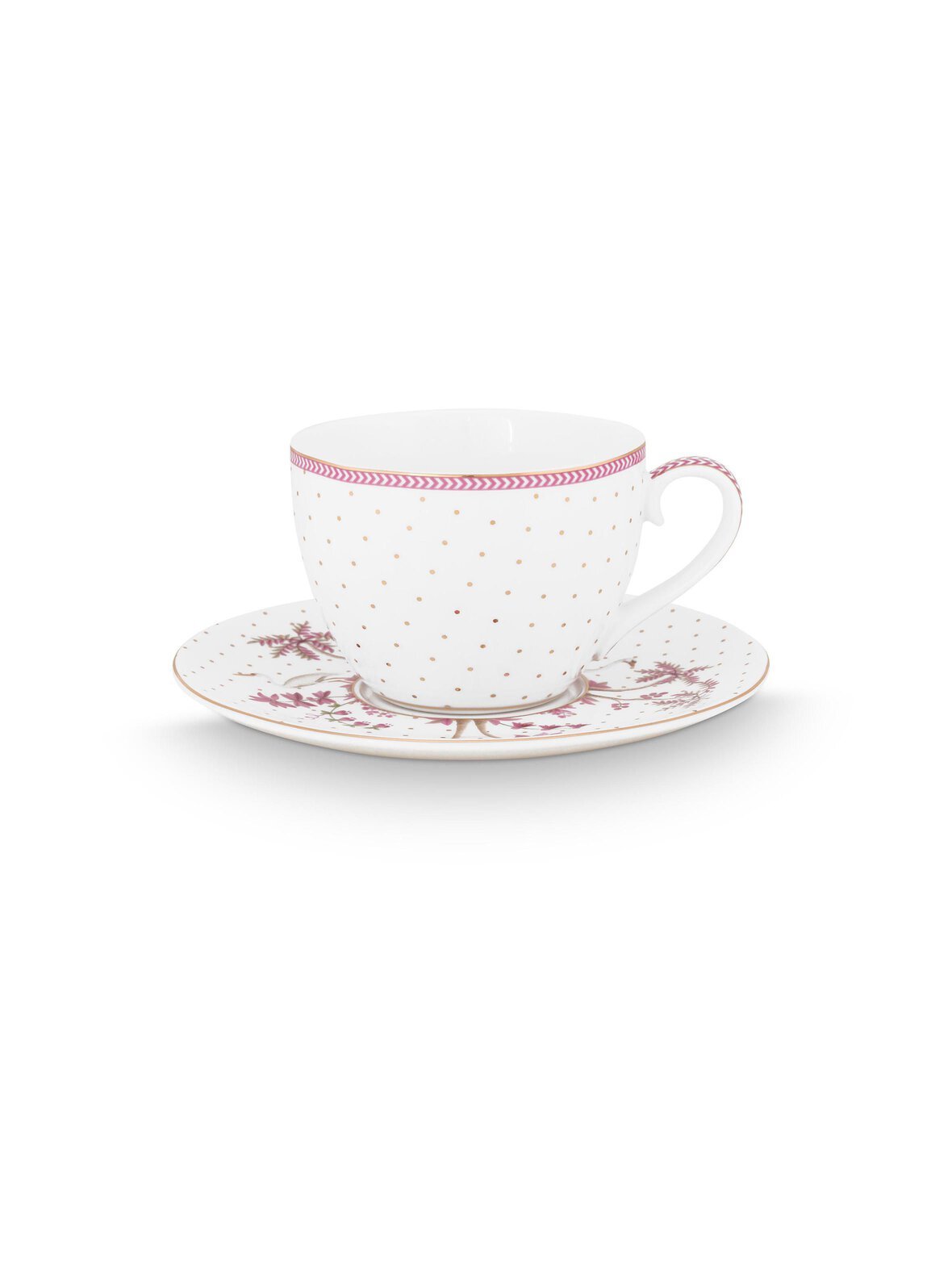 Jolie dots - kuppi ja lautanen 280 ml