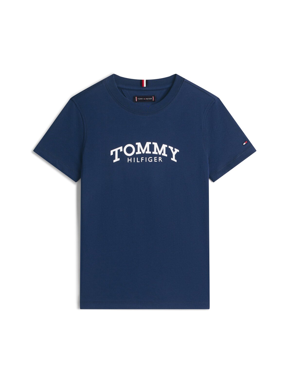 Monotype print graphic t-paita