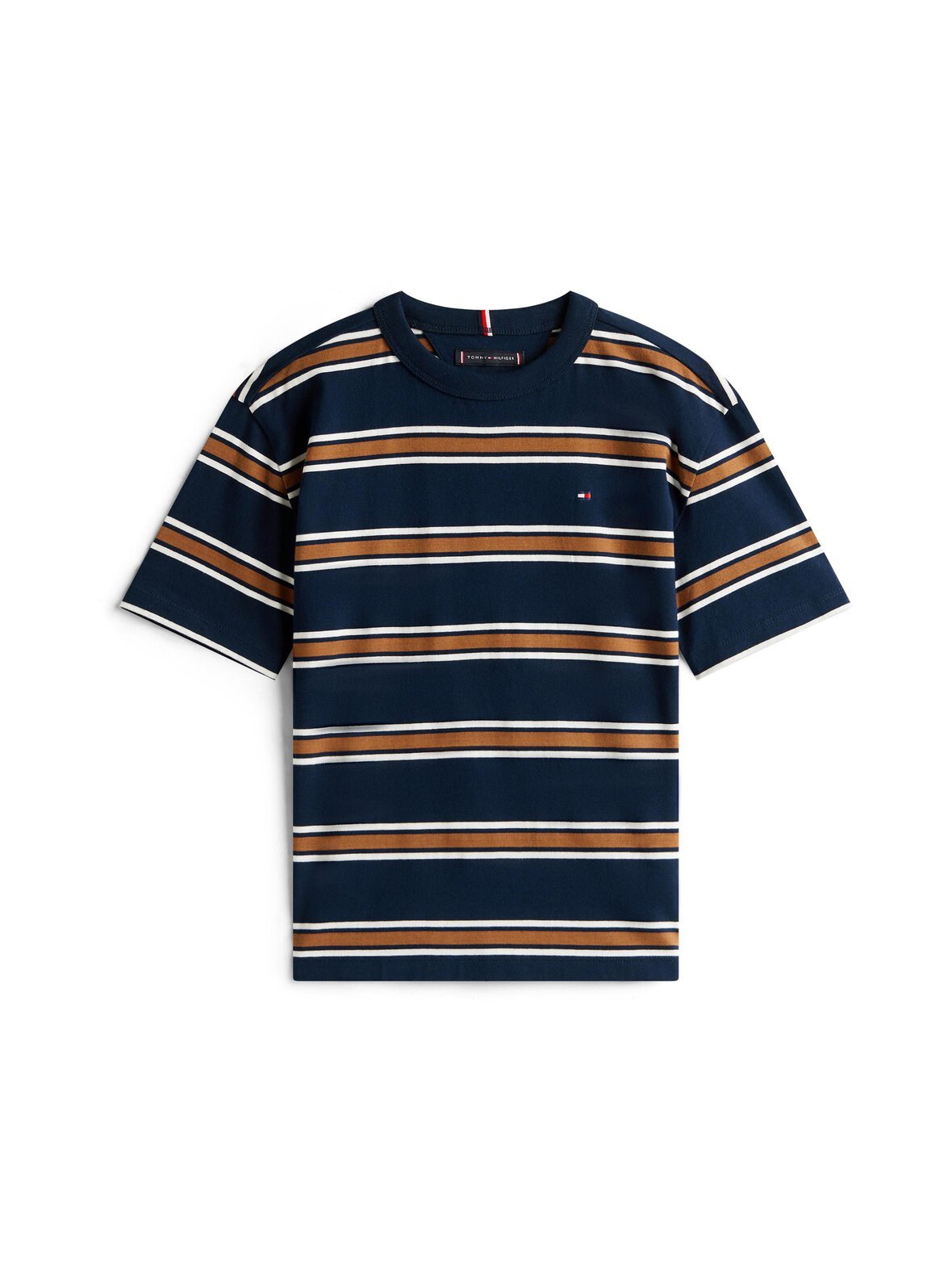 Cotton stripe t-paita