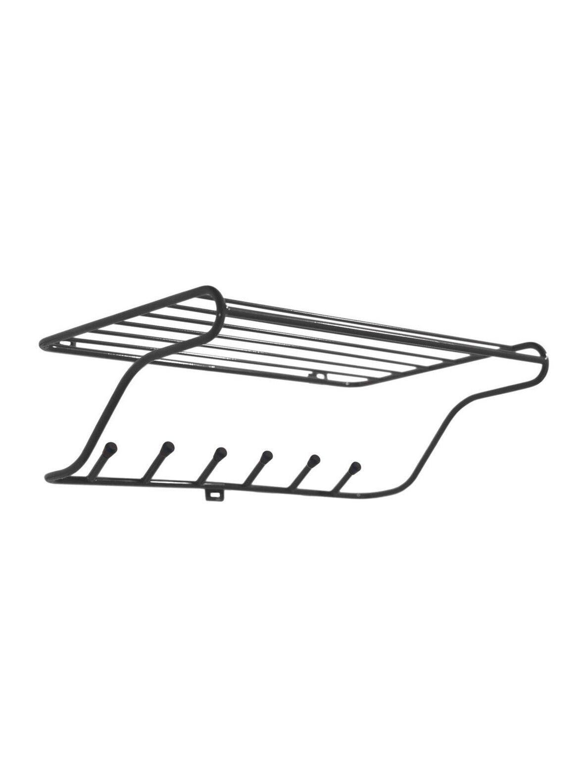 Hat rack -hylly black l 60 cm