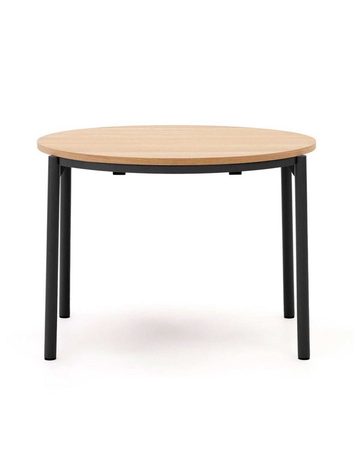 Montuiri- jatkettava ruokapöytä tammi/musta 90 x 90/170 cm